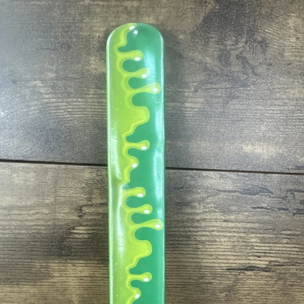 Rare Slime Green Slap Bracelet 12